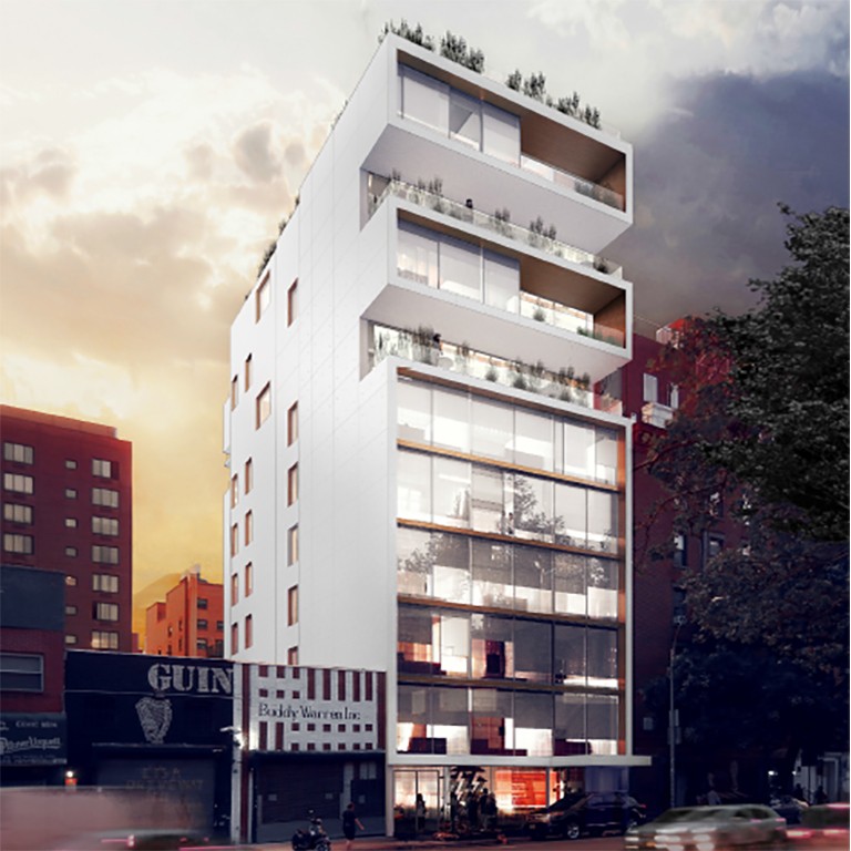 First Look At 10-Story, 13-Unit Mixed-Use Project At 173 Chrystie Street, Lower East Side